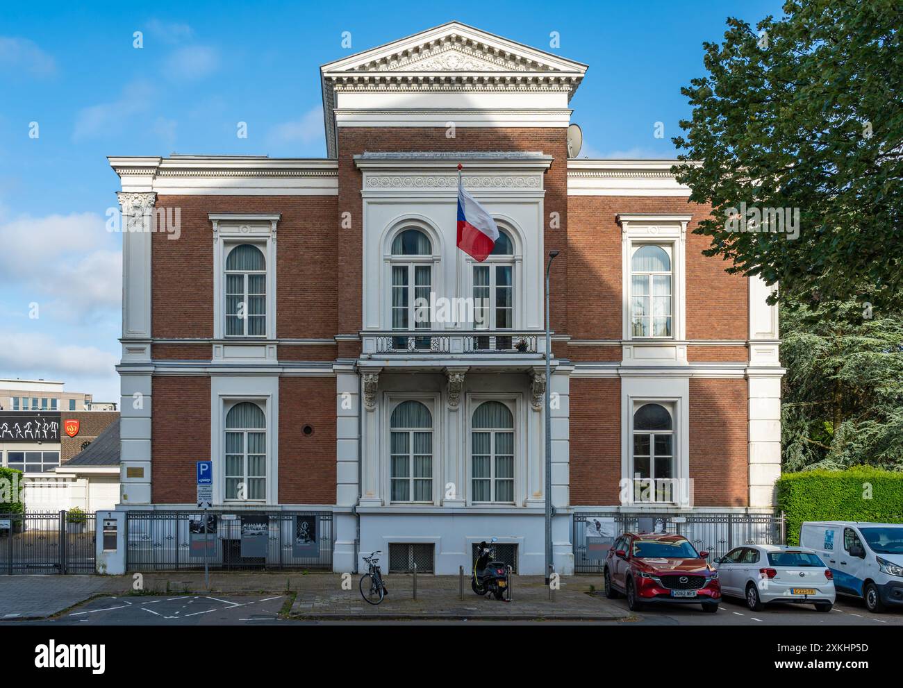 Den Haag, Niederlande, 21.07.2024, Botschaft der Tschechischen Republik in den Haag Stockfoto