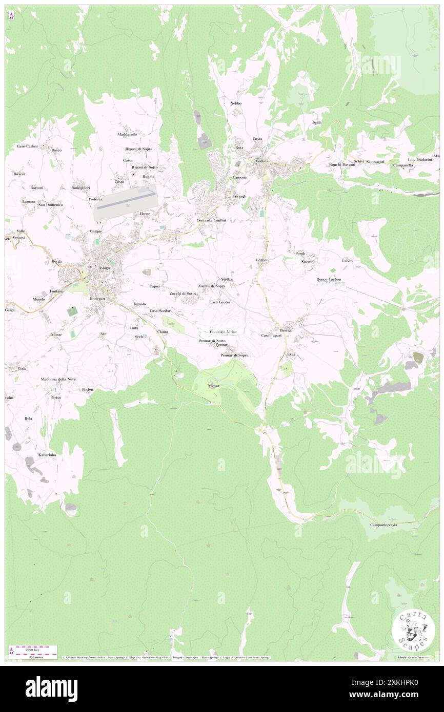 Melar, Provincia di Vicenza, IT, Italien, Venetien, n 45 51' 53''', N 11 32' 16'', Karte, Cartascapes Map, veröffentlicht 2024. Erkunden Sie Cartascapes, eine Karte, die die vielfältigen Landschaften, Kulturen und Ökosysteme der Erde enthüllt. Reisen Sie durch Zeit und Raum und entdecken Sie die Verflechtungen der Vergangenheit, Gegenwart und Zukunft unseres Planeten. Stockfoto