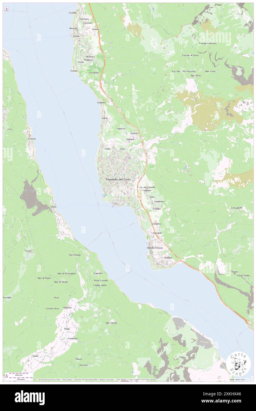 Museo Moto Guzzi, Provincia di Lecco, IT, Italien, Lombardei, n 45 54' 56'', N 9 19' 24'', Karte, Cartascapes Map, veröffentlicht 2024. Erkunden Sie Cartascapes, eine Karte, die die vielfältigen Landschaften, Kulturen und Ökosysteme der Erde enthüllt. Reisen Sie durch Zeit und Raum und entdecken Sie die Verflechtungen der Vergangenheit, Gegenwart und Zukunft unseres Planeten. Stockfoto