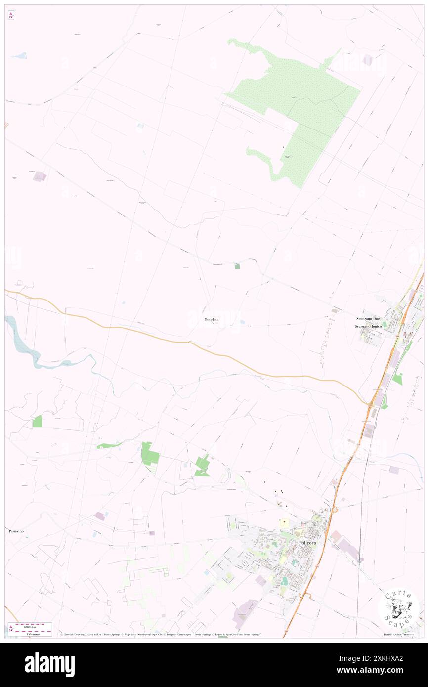 Recoleta, Provincia di Matera, IT, Italien, Basilika, n 40 15' 3'', N 16 39' 14'', Karte, Cartascapes Map, veröffentlicht 2024. Erkunden Sie Cartascapes, eine Karte, die die vielfältigen Landschaften, Kulturen und Ökosysteme der Erde enthüllt. Reisen Sie durch Zeit und Raum und entdecken Sie die Verflechtungen der Vergangenheit, Gegenwart und Zukunft unseres Planeten. Stockfoto