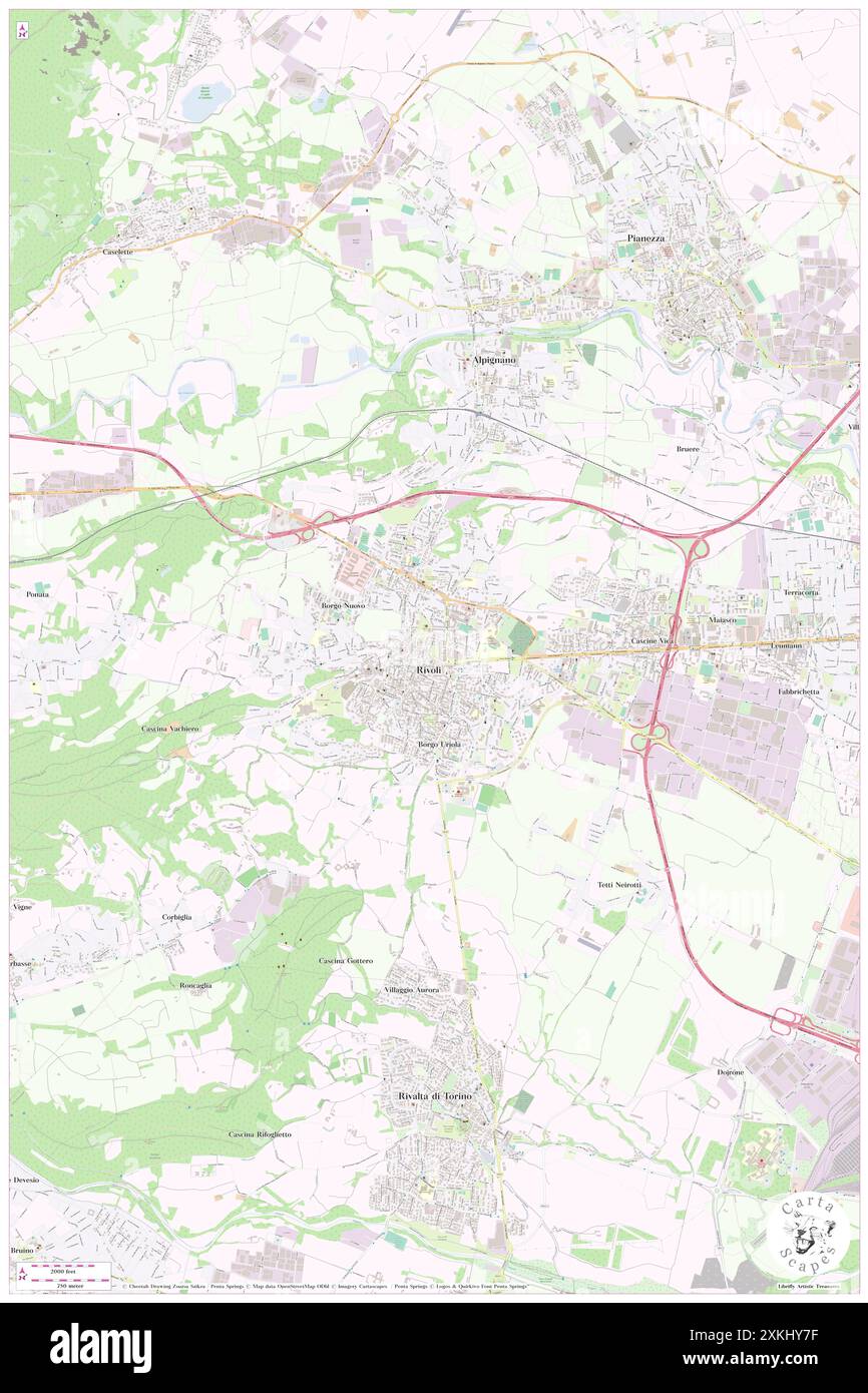 Villa Colla Park, Turin, IT, Italien, Piemont, n 45 4' 16'', N 7 31' 6'', Karte, Cartascapes Map, veröffentlicht 2024. Erkunden Sie Cartascapes, eine Karte, die die vielfältigen Landschaften, Kulturen und Ökosysteme der Erde enthüllt. Reisen Sie durch Zeit und Raum und entdecken Sie die Verflechtungen der Vergangenheit, Gegenwart und Zukunft unseres Planeten. Stockfoto