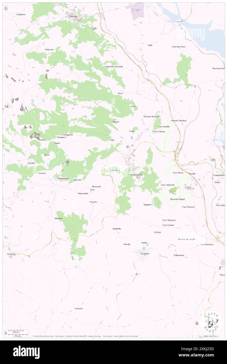 Petrillo, Provincia di Benevento, IT, Italien, Kampanien, n 41 17' 19'', N 14 40' 54'', Karte, Cartascapes Map, veröffentlicht 2024. Erkunden Sie Cartascapes, eine Karte, die die vielfältigen Landschaften, Kulturen und Ökosysteme der Erde enthüllt. Reisen Sie durch Zeit und Raum und entdecken Sie die Verflechtungen der Vergangenheit, Gegenwart und Zukunft unseres Planeten. Stockfoto