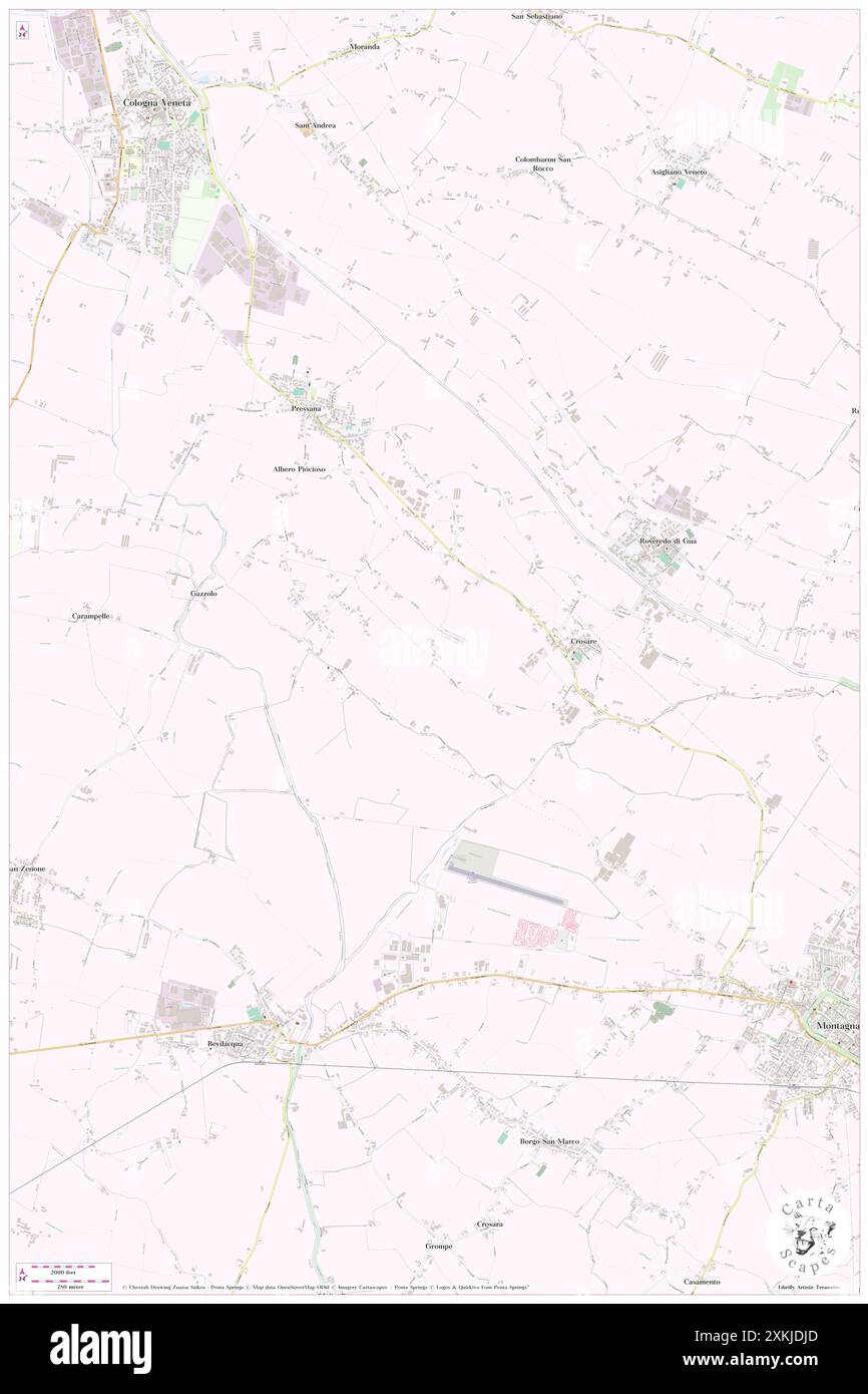 Castelletto, Provincia di Verona, IT, Italien, Veneto, n 45 15' 52''', N 11 25' 2''', Karte, Cartascapes Map, veröffentlicht 2024. Erkunden Sie Cartascapes, eine Karte, die die vielfältigen Landschaften, Kulturen und Ökosysteme der Erde enthüllt. Reisen Sie durch Zeit und Raum und entdecken Sie die Verflechtungen der Vergangenheit, Gegenwart und Zukunft unseres Planeten. Stockfoto