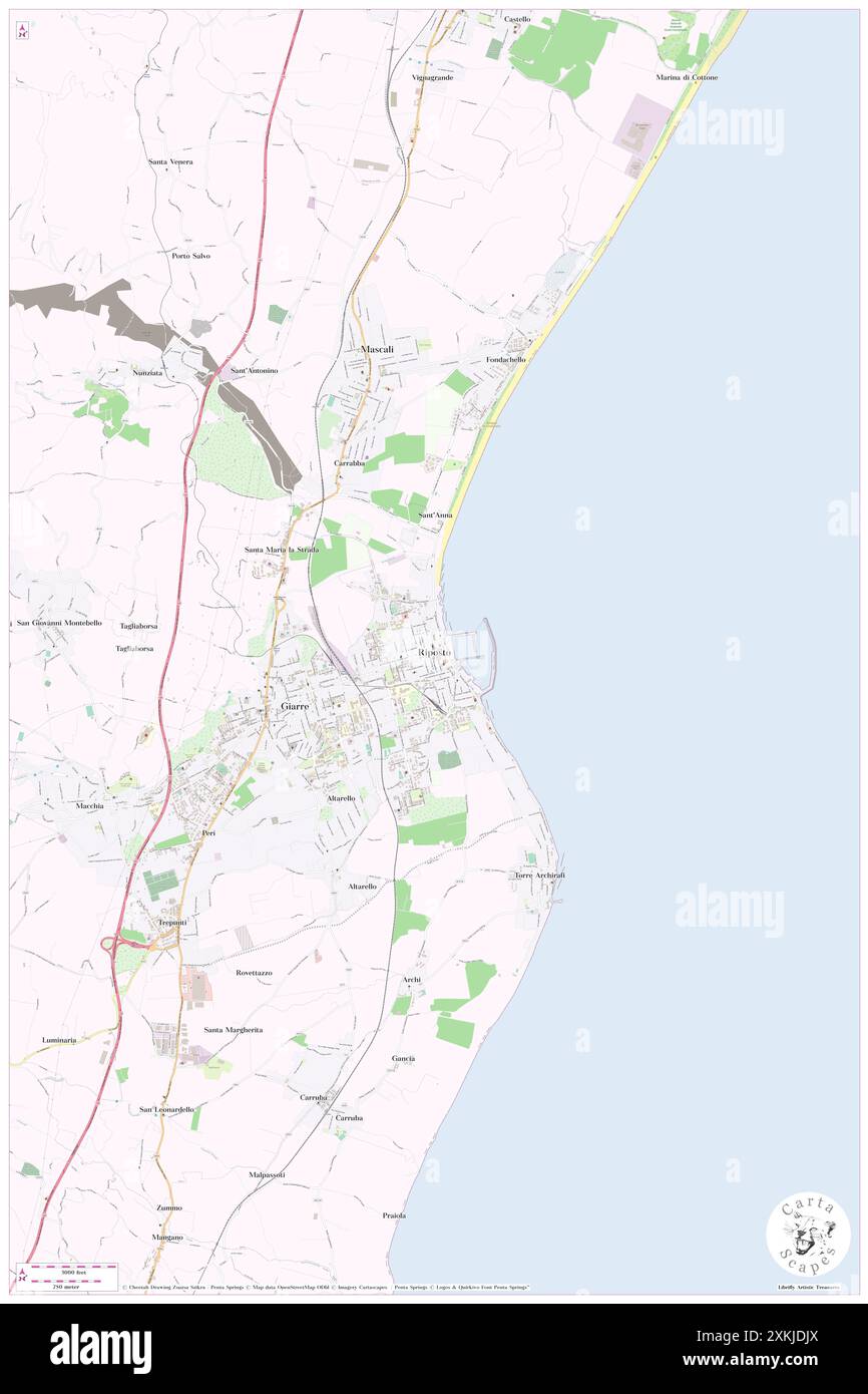 Piazza S. Pietro, Catania, IT, Italien, Sizilien, n 37 43' 54'', N 15 12' 15'', Karte, Cartascapes Map, veröffentlicht 2024. Erkunden Sie Cartascapes, eine Karte, die die vielfältigen Landschaften, Kulturen und Ökosysteme der Erde enthüllt. Reisen Sie durch Zeit und Raum und entdecken Sie die Verflechtungen der Vergangenheit, Gegenwart und Zukunft unseres Planeten. Stockfoto