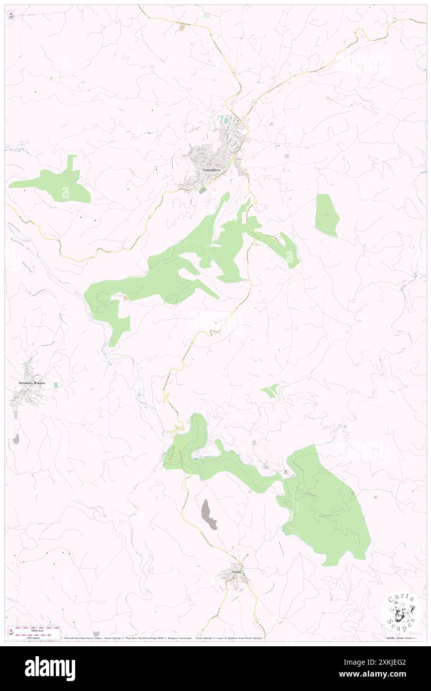 Santa Maria, IT, Italien, Sardinien, N 39 55' 4''', N 8 56' 29''', Karte, Cartascapes Map, veröffentlicht 2024. Erkunden Sie Cartascapes, eine Karte, die die vielfältigen Landschaften, Kulturen und Ökosysteme der Erde enthüllt. Reisen Sie durch Zeit und Raum und entdecken Sie die Verflechtungen der Vergangenheit, Gegenwart und Zukunft unseres Planeten. Stockfoto