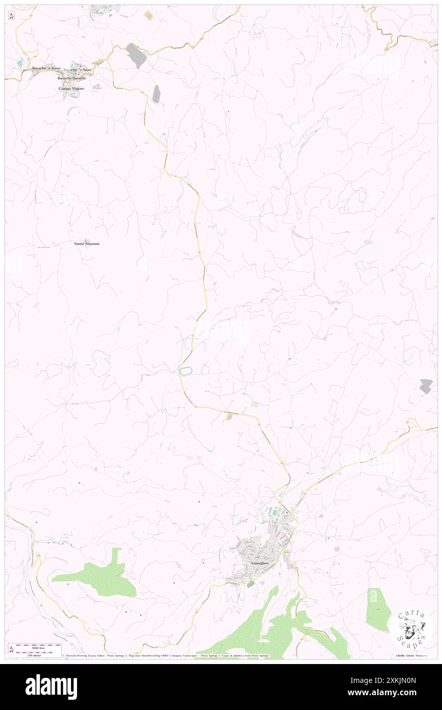 Ist Padeddas, IT, Italien, Sardinien, N 39 59' 14'', N 8 55' 53''', Karte, Karte, Karte von Cartascapes Map, veröffentlicht 2024. Erkunden Sie Cartascapes, eine Karte, die die vielfältigen Landschaften, Kulturen und Ökosysteme der Erde enthüllt. Reisen Sie durch Zeit und Raum und entdecken Sie die Verflechtungen der Vergangenheit, Gegenwart und Zukunft unseres Planeten. Stockfoto