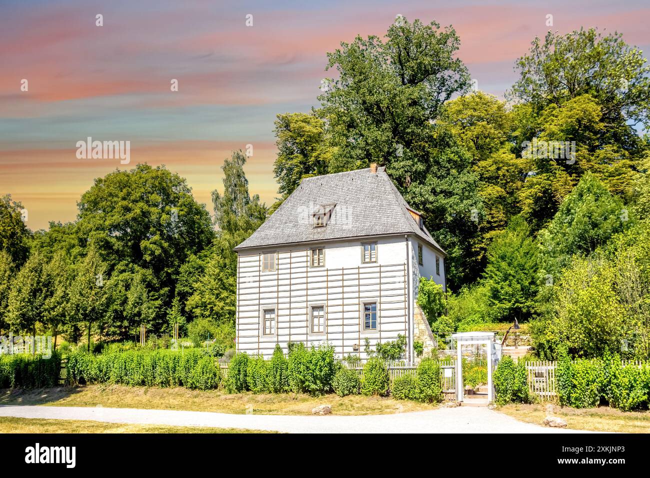 Gartenhaus, Goethe, Weimar, Deutschland Stockfoto