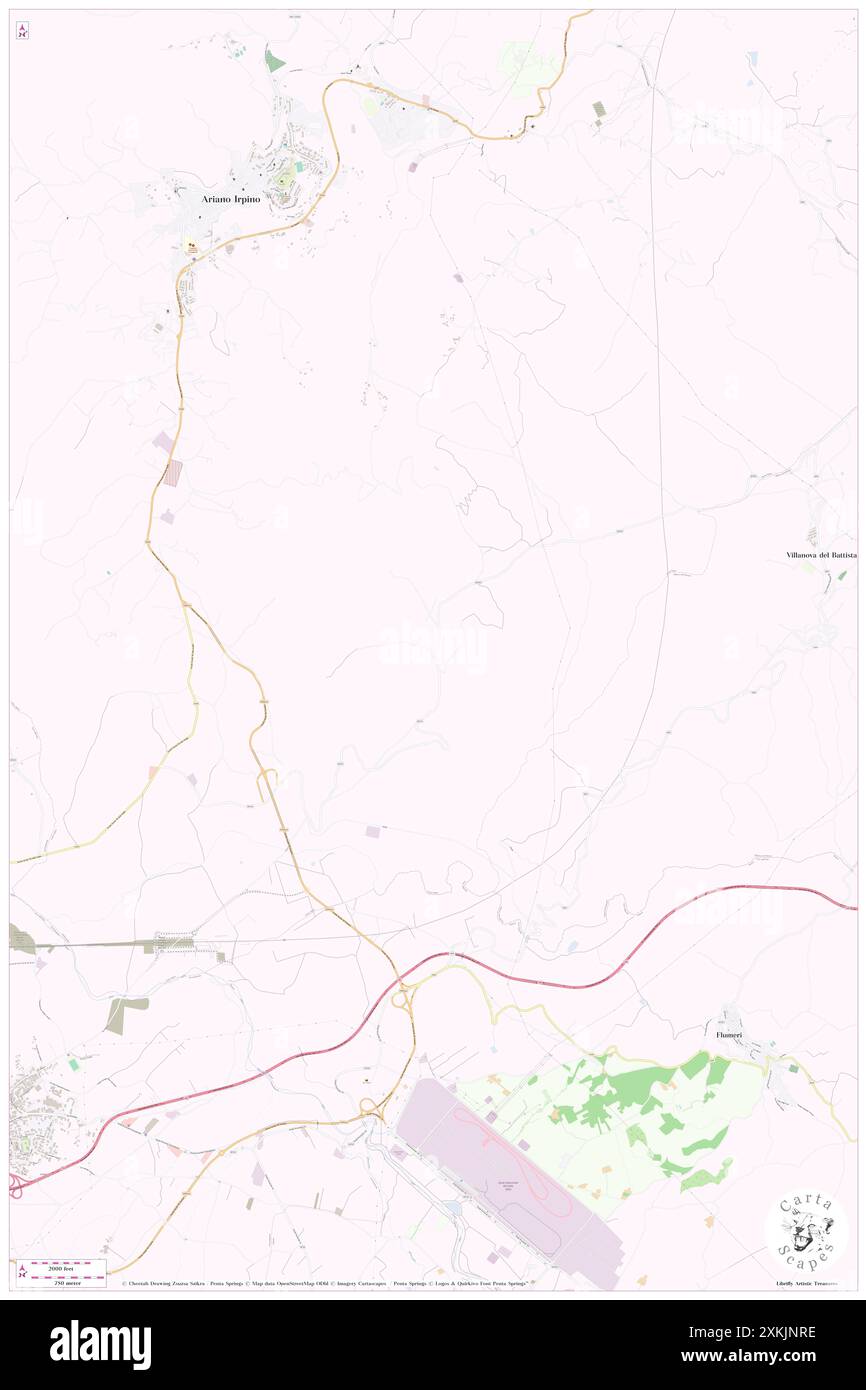 Orneta, Provincia di Avellino, IT, Italien, Kampanien, n 41 6' 44'', N 15 6' 45'', Karte, Cartascapes Map, veröffentlicht 2024. Erkunden Sie Cartascapes, eine Karte, die die vielfältigen Landschaften, Kulturen und Ökosysteme der Erde enthüllt. Reisen Sie durch Zeit und Raum und entdecken Sie die Verflechtungen der Vergangenheit, Gegenwart und Zukunft unseres Planeten. Stockfoto