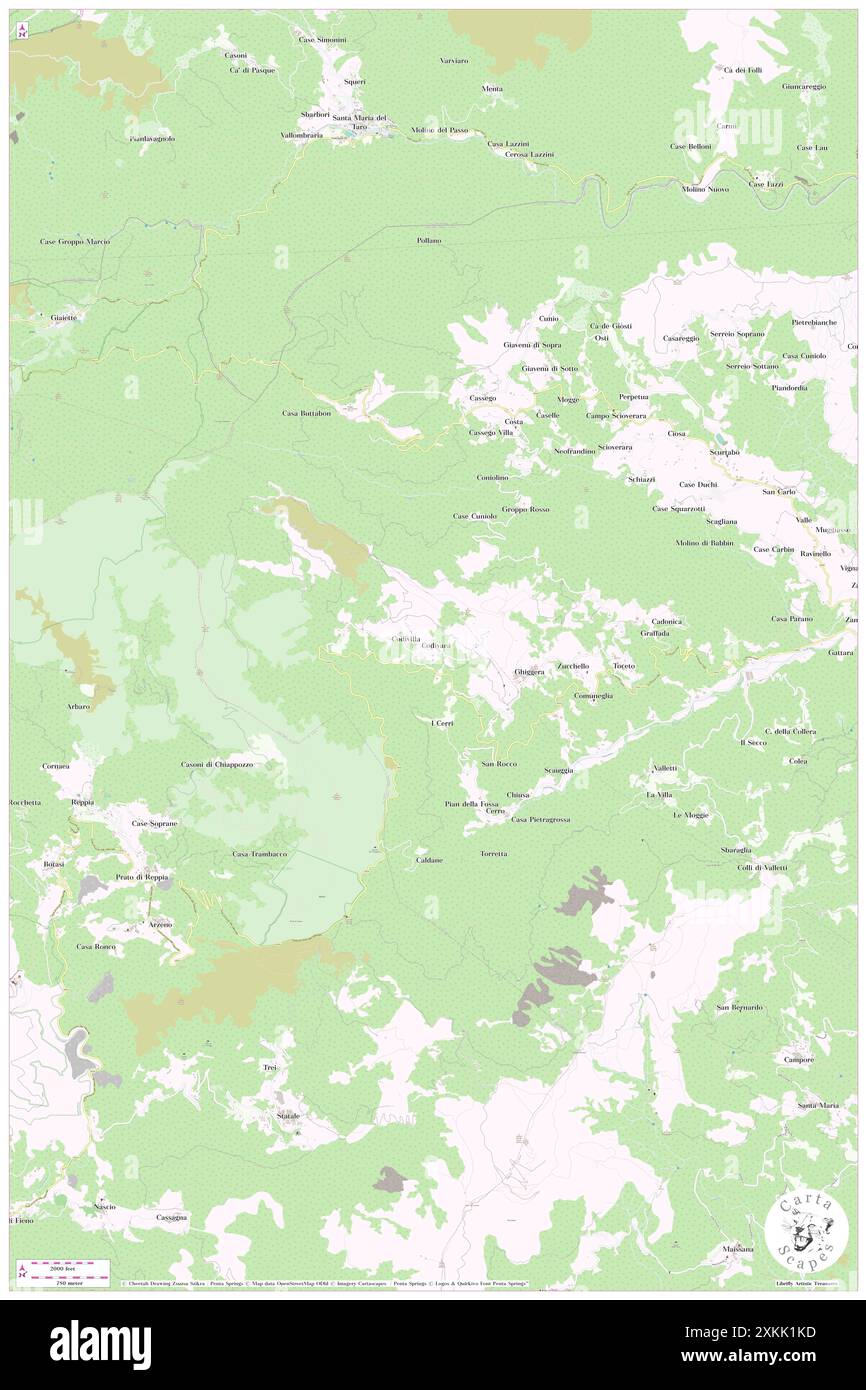 Codivara, Provincia di La Spezia, IT, Italien, Ligurien, N 44 23' 17''', N 9 30' 0''', Karte, Cartascapes Map, veröffentlicht 2024. Erkunden Sie Cartascapes, eine Karte, die die vielfältigen Landschaften, Kulturen und Ökosysteme der Erde enthüllt. Reisen Sie durch Zeit und Raum und entdecken Sie die Verflechtungen der Vergangenheit, Gegenwart und Zukunft unseres Planeten. Stockfoto