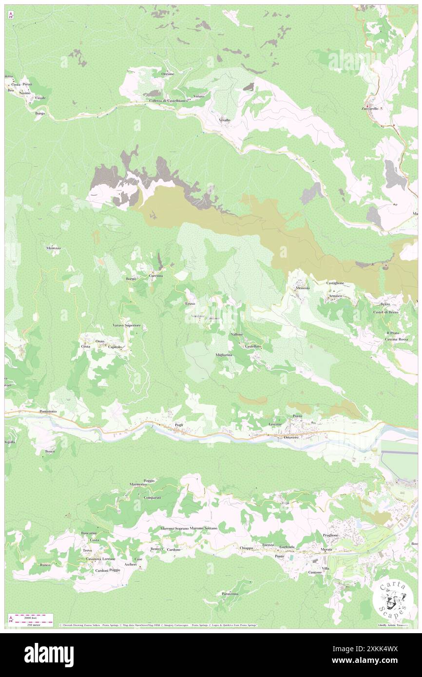 Kantone, Provincia di Savona, IT, Italien, Ligurien, n 44 4' 28'', N 8 4' 37'', Karte, Cartascapes Map, veröffentlicht 2024. Erkunden Sie Cartascapes, eine Karte, die die vielfältigen Landschaften, Kulturen und Ökosysteme der Erde enthüllt. Reisen Sie durch Zeit und Raum und entdecken Sie die Verflechtungen der Vergangenheit, Gegenwart und Zukunft unseres Planeten. Stockfoto