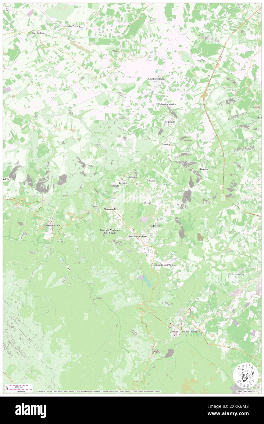 Baroni, Provincia di Chieti, IT, Italien, Abruzzen, n 42 15' 20'', N 14 7' 29'', Karte, Cartascapes Map, veröffentlicht 2024. Erkunden Sie Cartascapes, eine Karte, die die vielfältigen Landschaften, Kulturen und Ökosysteme der Erde enthüllt. Reisen Sie durch Zeit und Raum und entdecken Sie die Verflechtungen der Vergangenheit, Gegenwart und Zukunft unseres Planeten. Stockfoto