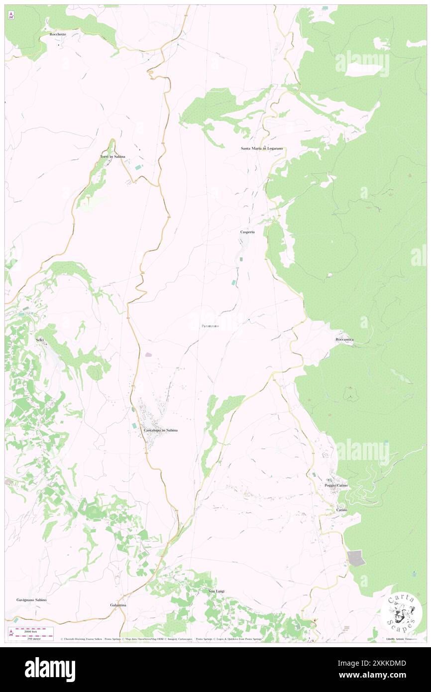 Paranzano, Provincia di Rieti, IT, Italien, Latium, n 42 19' 24'', N 12 39' 47'', Karte, Cartascapes Map, veröffentlicht 2024. Erkunden Sie Cartascapes, eine Karte, die die vielfältigen Landschaften, Kulturen und Ökosysteme der Erde enthüllt. Reisen Sie durch Zeit und Raum und entdecken Sie die Verflechtungen der Vergangenheit, Gegenwart und Zukunft unseres Planeten. Stockfoto