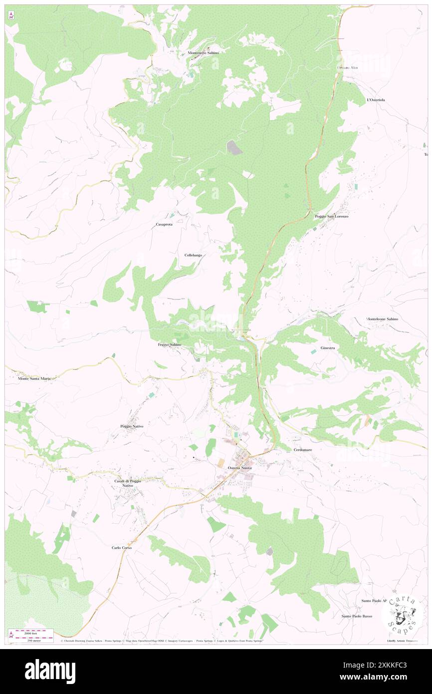 Fosso del Rio, IT, Italien, Latium, N 42 13' 59''', N 12 49' 0''', Karte, Cartascapes Map, veröffentlicht 2024. Erkunden Sie Cartascapes, eine Karte, die die vielfältigen Landschaften, Kulturen und Ökosysteme der Erde enthüllt. Reisen Sie durch Zeit und Raum und entdecken Sie die Verflechtungen der Vergangenheit, Gegenwart und Zukunft unseres Planeten. Stockfoto