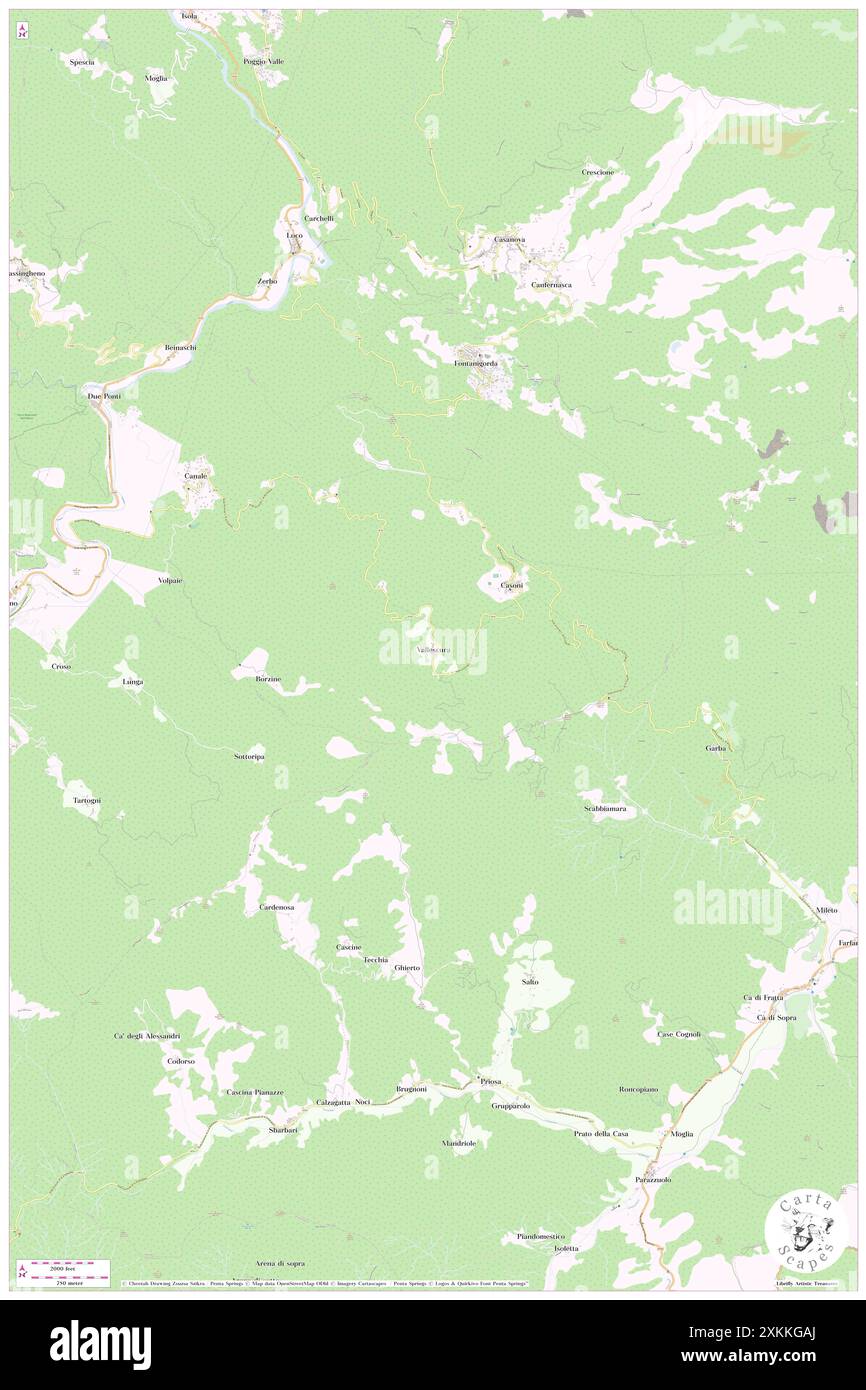 Vallescura, Provincia di Genova, IT, Italien, Ligurien, n 44 31' 18'', N 9 17' 57'', Karte, Cartascapes Map, veröffentlicht 2024. Erkunden Sie Cartascapes, eine Karte, die die vielfältigen Landschaften, Kulturen und Ökosysteme der Erde enthüllt. Reisen Sie durch Zeit und Raum und entdecken Sie die Verflechtungen der Vergangenheit, Gegenwart und Zukunft unseres Planeten. Stockfoto