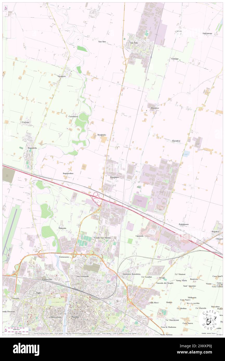 Paradigna, Provincia di Parma, IT, Italien, Emilia-Romagna, n 44 50' 57'', N 10 20' 42'', Karte, Cartascapes Map, veröffentlicht 2024. Erkunden Sie Cartascapes, eine Karte, die die vielfältigen Landschaften, Kulturen und Ökosysteme der Erde enthüllt. Reisen Sie durch Zeit und Raum und entdecken Sie die Verflechtungen der Vergangenheit, Gegenwart und Zukunft unseres Planeten. Stockfoto