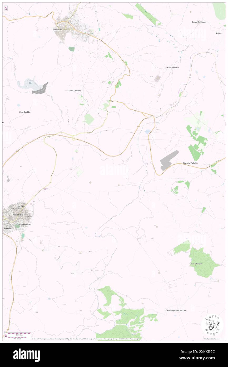 Fiume Gibbesi, IT, Italien, Sizilien, N 37 16' 59'', N 14 1' 0''', Karte, Cartascapes Map, veröffentlicht 2024. Erkunden Sie Cartascapes, eine Karte, die die vielfältigen Landschaften, Kulturen und Ökosysteme der Erde enthüllt. Reisen Sie durch Zeit und Raum und entdecken Sie die Verflechtungen der Vergangenheit, Gegenwart und Zukunft unseres Planeten. Stockfoto