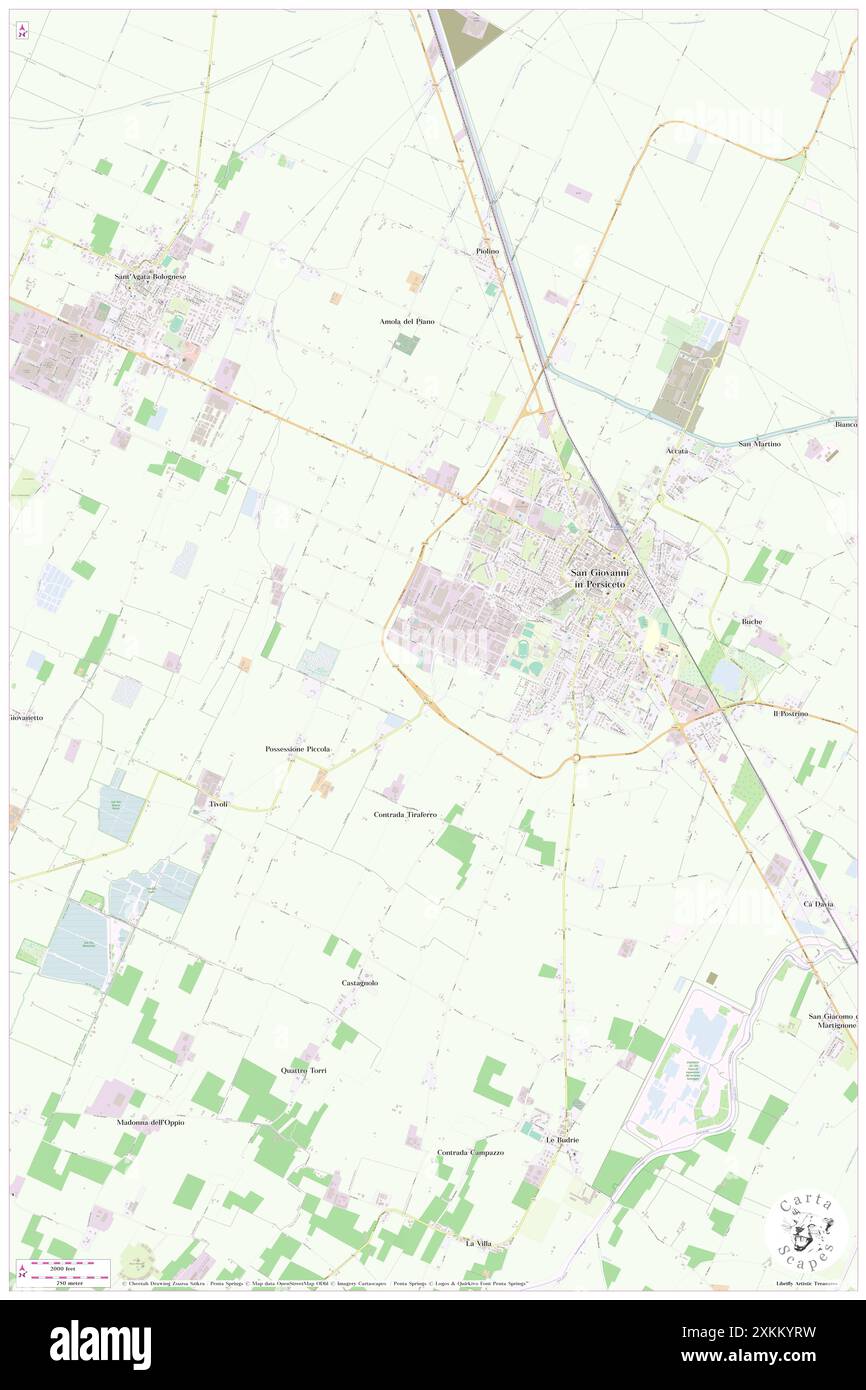 IPOINT HOTEL, Bologna, IT, Italien, Emilia-Romagna, n 44 37' 57'', N 11 10' 3'', Karte, Cartascapes Map, veröffentlicht 2024. Erkunden Sie Cartascapes, eine Karte, die die vielfältigen Landschaften, Kulturen und Ökosysteme der Erde enthüllt. Reisen Sie durch Zeit und Raum und entdecken Sie die Verflechtungen der Vergangenheit, Gegenwart und Zukunft unseres Planeten. Stockfoto