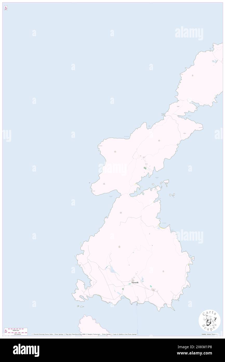 Crastu Biancu, IT, Italien, Sardinien, N 41 1' 58'', N 8 13' 39''', Karte, Karte, Karte von Cartascapes Map, veröffentlicht 2024. Erkunden Sie Cartascapes, eine Karte, die die vielfältigen Landschaften, Kulturen und Ökosysteme der Erde enthüllt. Reisen Sie durch Zeit und Raum und entdecken Sie die Verflechtungen der Vergangenheit, Gegenwart und Zukunft unseres Planeten. Stockfoto