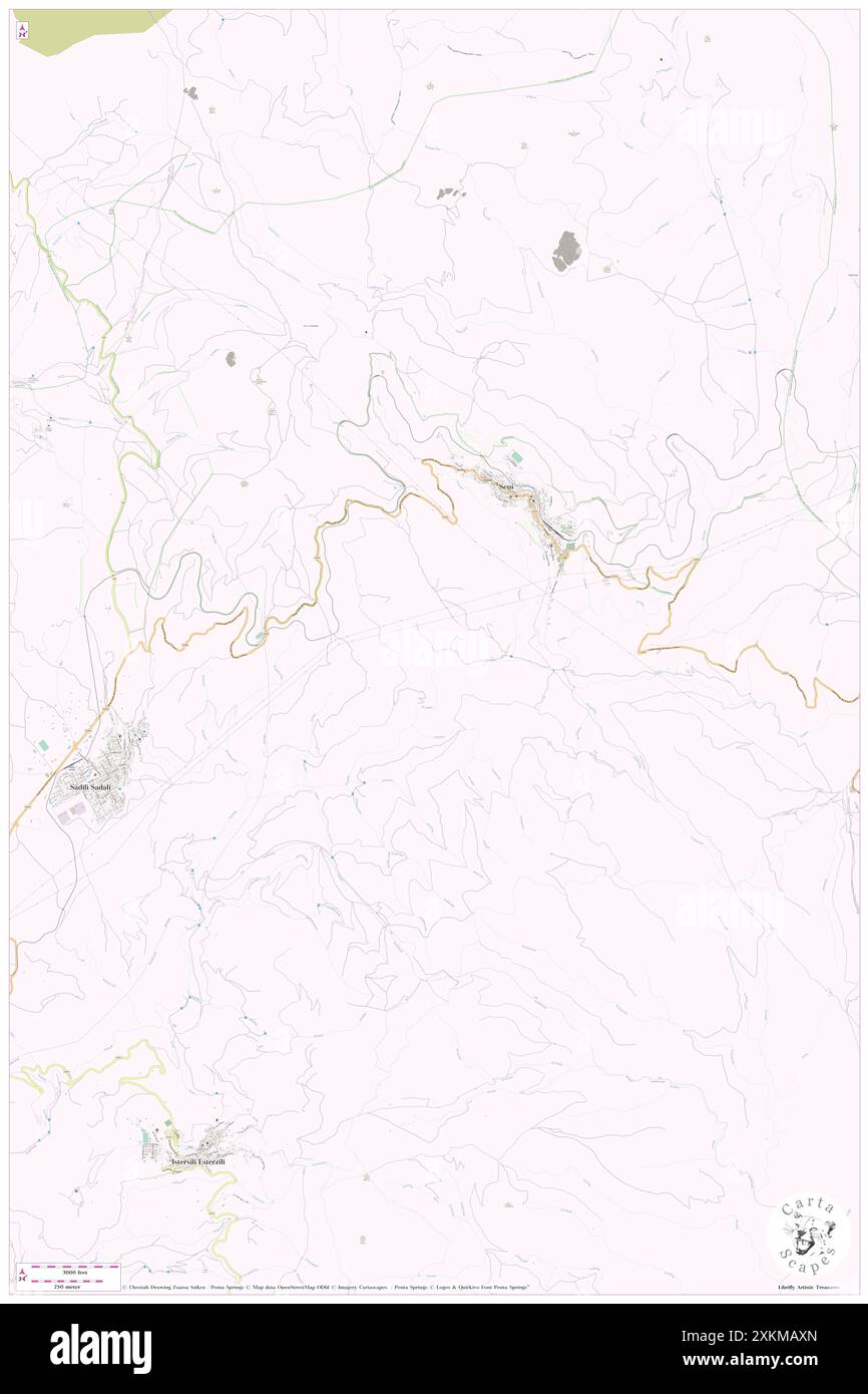 Riu Suergiu, IT, Italien, Sardinien, N 39 49' 31''', N 9 18' 45''', Karte, Cartascapes Map veröffentlicht 2024. Erkunden Sie Cartascapes, eine Karte, die die vielfältigen Landschaften, Kulturen und Ökosysteme der Erde enthüllt. Reisen Sie durch Zeit und Raum und entdecken Sie die Verflechtungen der Vergangenheit, Gegenwart und Zukunft unseres Planeten. Stockfoto