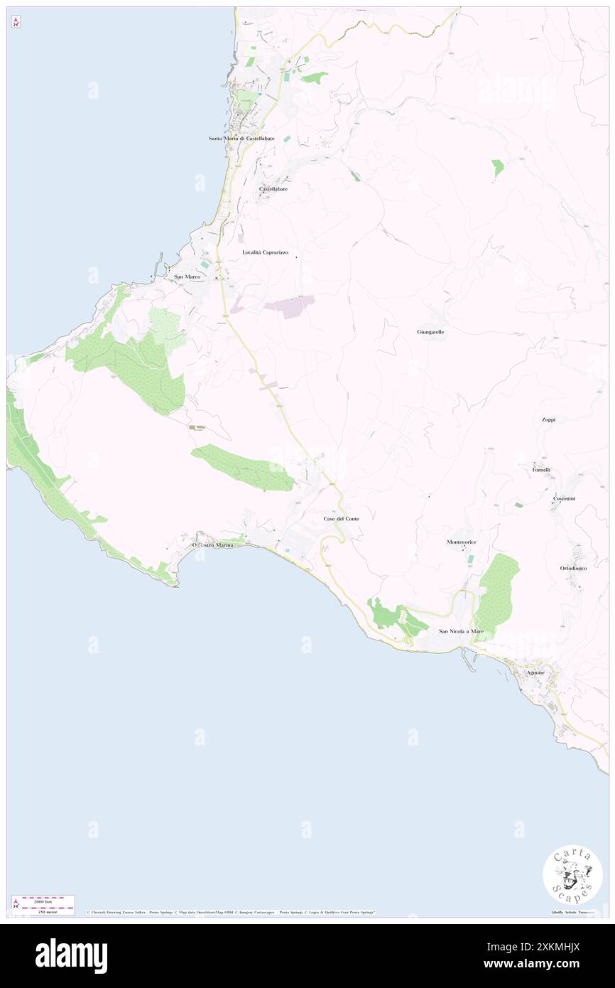 Pieta, Provincia di Salerno, IT, Italien, Kampanien, n 40 14' 39''', N 14 57' 32''', Karte, Cartascapes Map, veröffentlicht 2024. Erkunden Sie Cartascapes, eine Karte, die die vielfältigen Landschaften, Kulturen und Ökosysteme der Erde enthüllt. Reisen Sie durch Zeit und Raum und entdecken Sie die Verflechtungen der Vergangenheit, Gegenwart und Zukunft unseres Planeten. Stockfoto