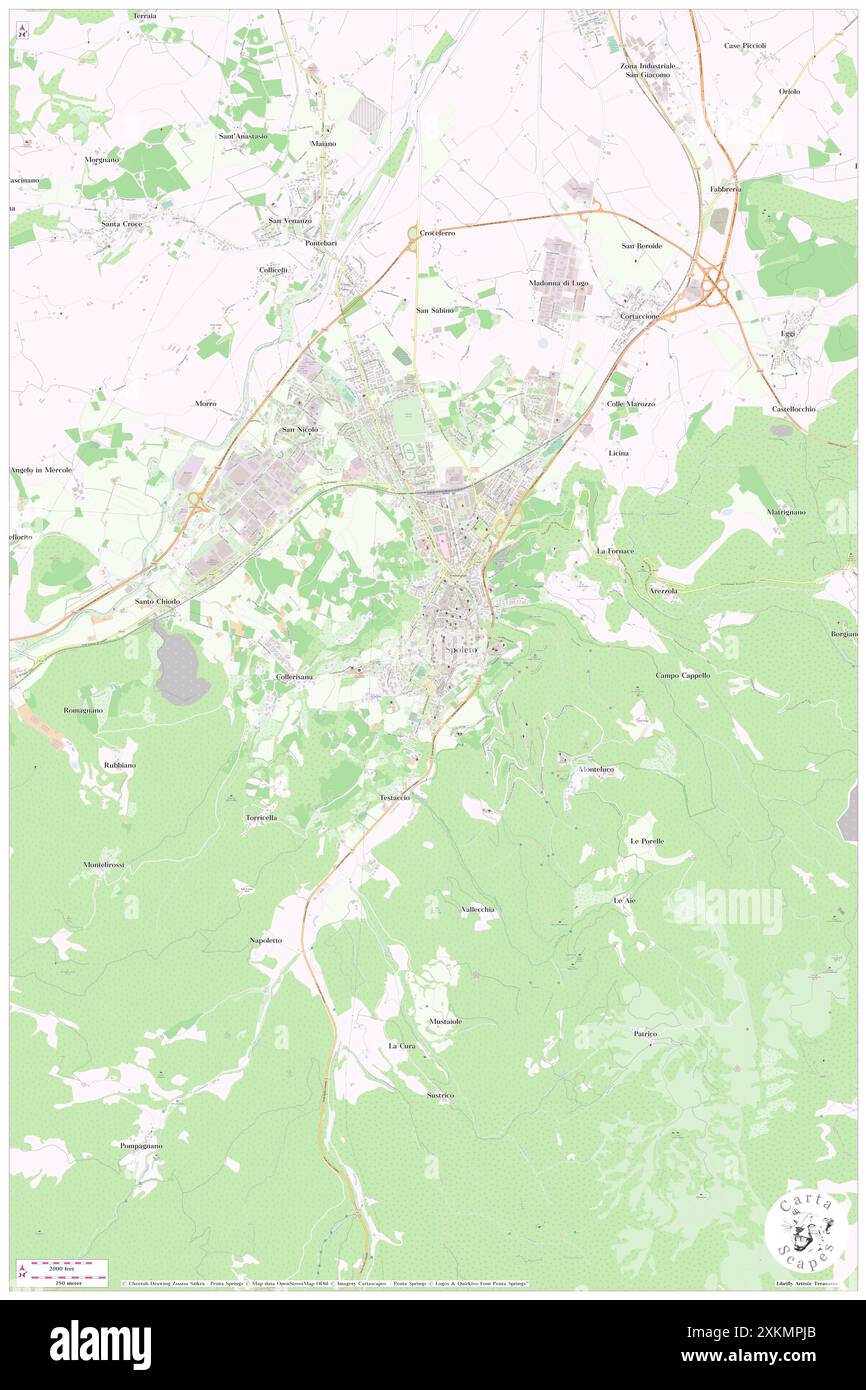 Museo del Tessile e del Kostüm, Provincia di Perugia, IT, Italien, Umbrien, n 42 44' 3'', N 12 44' 5'', Karte, Cartascapes Map, veröffentlicht 2024. Erkunden Sie Cartascapes, eine Karte, die die vielfältigen Landschaften, Kulturen und Ökosysteme der Erde enthüllt. Reisen Sie durch Zeit und Raum und entdecken Sie die Verflechtungen der Vergangenheit, Gegenwart und Zukunft unseres Planeten. Stockfoto