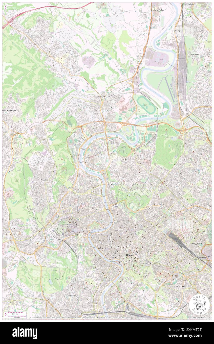 Stadio Flaminio, Città metropolitana di Roma Capitale, IT, Italien, Latium, N 41 55' 37'', N 12 28' 20'', Karte, Karte, Karte Cartascapes Map, veröffentlicht 2024. Erkunden Sie Cartascapes, eine Karte, die die vielfältigen Landschaften, Kulturen und Ökosysteme der Erde enthüllt. Reisen Sie durch Zeit und Raum und entdecken Sie die Verflechtungen der Vergangenheit, Gegenwart und Zukunft unseres Planeten. Stockfoto