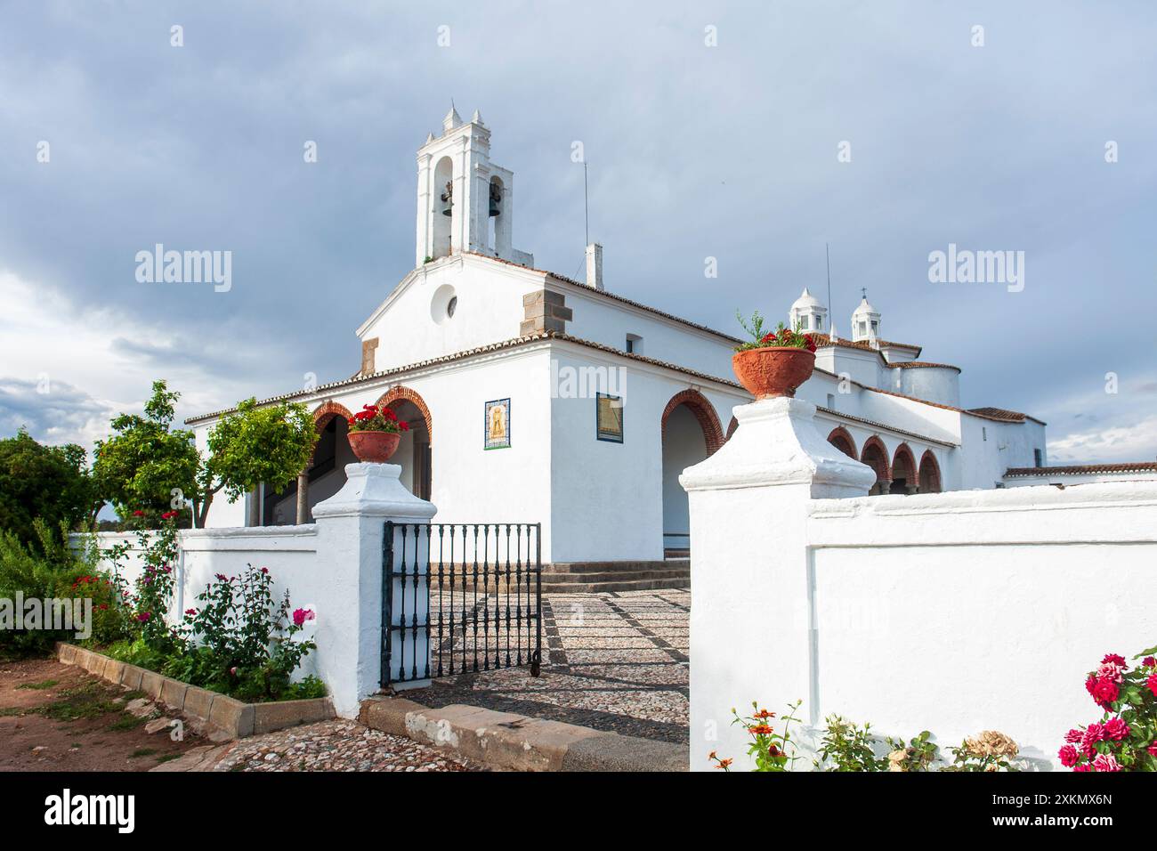 Heiligtum der Virgen de los Remedios in Fregenal de la Sierra, Badajoz, Spanien Stockfoto