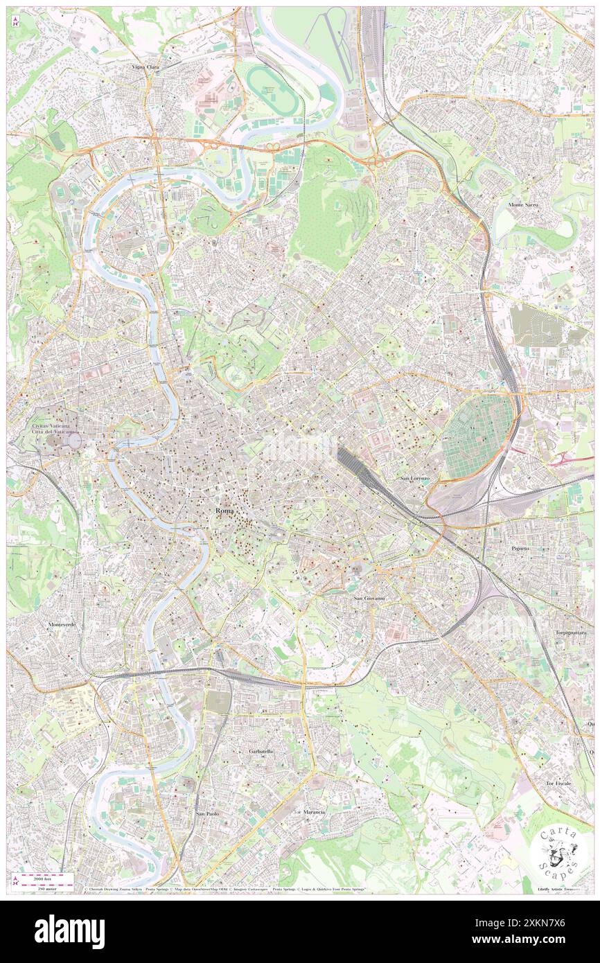 City Apartments Rome, Città metropolitana di Roma Capitale, IT, Italien, Latium, N 41 54' 3'', N 12 29' 45'', Karte, Karte von Cartascapes Map, veröffentlicht 2024. Erkunden Sie Cartascapes, eine Karte, die die vielfältigen Landschaften, Kulturen und Ökosysteme der Erde enthüllt. Reisen Sie durch Zeit und Raum und entdecken Sie die Verflechtungen der Vergangenheit, Gegenwart und Zukunft unseres Planeten. Stockfoto