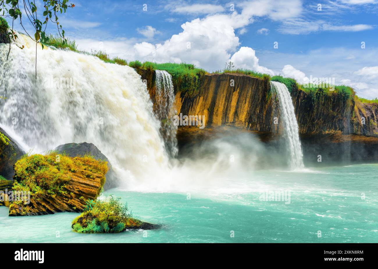 Der Dray nur Wasserfall in der Provinz Dak Lak (Daklak) in Vietnam Stockfoto