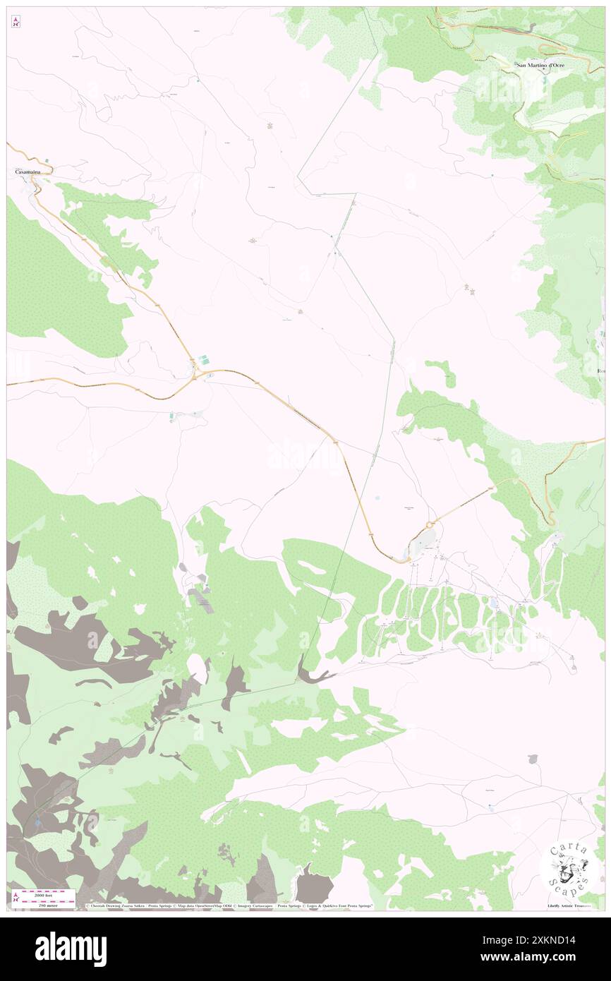 Campo Felice, Provincia dell' Aquila, IT, Italien, Abruzzen, n 42 13' 26'', N 13 26' 15''', Karte, Cartascapes Map, veröffentlicht 2024. Erkunden Sie Cartascapes, eine Karte, die die vielfältigen Landschaften, Kulturen und Ökosysteme der Erde enthüllt. Reisen Sie durch Zeit und Raum und entdecken Sie die Verflechtungen der Vergangenheit, Gegenwart und Zukunft unseres Planeten. Stockfoto