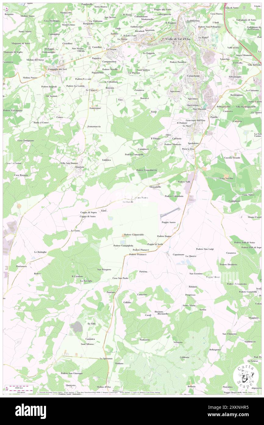 Borgo Santinovo, Provincia di Siena, IT, Italien, Toskana, n 43 22' 38'', N 11 6' 30'', Karte, Cartascapes Map, veröffentlicht 2024. Erkunden Sie Cartascapes, eine Karte, die die vielfältigen Landschaften, Kulturen und Ökosysteme der Erde enthüllt. Reisen Sie durch Zeit und Raum und entdecken Sie die Verflechtungen der Vergangenheit, Gegenwart und Zukunft unseres Planeten. Stockfoto