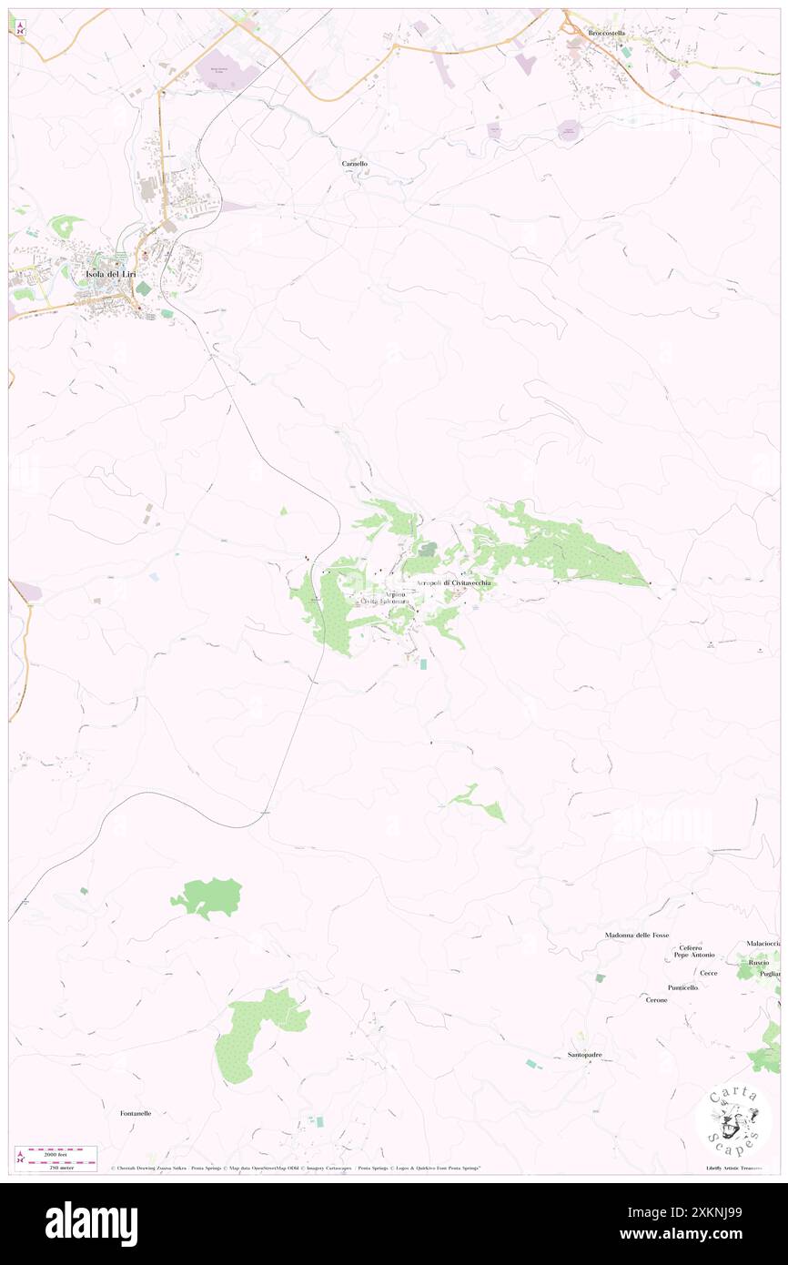 Museo Donazione "u. Mastroianni", Provincia di Frosinone, IT, Italien, Latium, n 41 38' 53''', N 13 36' 36''', Karte, Cartascapes Map, veröffentlicht 2024. Erkunden Sie Cartascapes, eine Karte, die die vielfältigen Landschaften, Kulturen und Ökosysteme der Erde enthüllt. Reisen Sie durch Zeit und Raum und entdecken Sie die Verflechtungen der Vergangenheit, Gegenwart und Zukunft unseres Planeten. Stockfoto