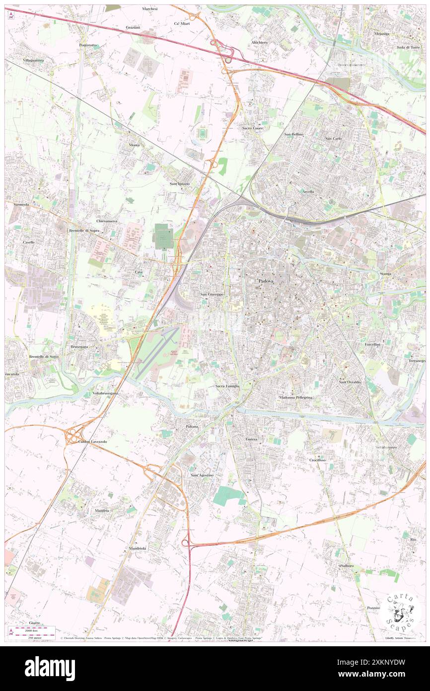 HOTEL MONACO, Provincia di Padova, IT, Italien, Veneto, n 45 24' 2'', N 11 51' 40'', Karte, Karte, Kartenausgabe 2024. Erkunden Sie Cartascapes, eine Karte, die die vielfältigen Landschaften, Kulturen und Ökosysteme der Erde enthüllt. Reisen Sie durch Zeit und Raum und entdecken Sie die Verflechtungen der Vergangenheit, Gegenwart und Zukunft unseres Planeten. Stockfoto