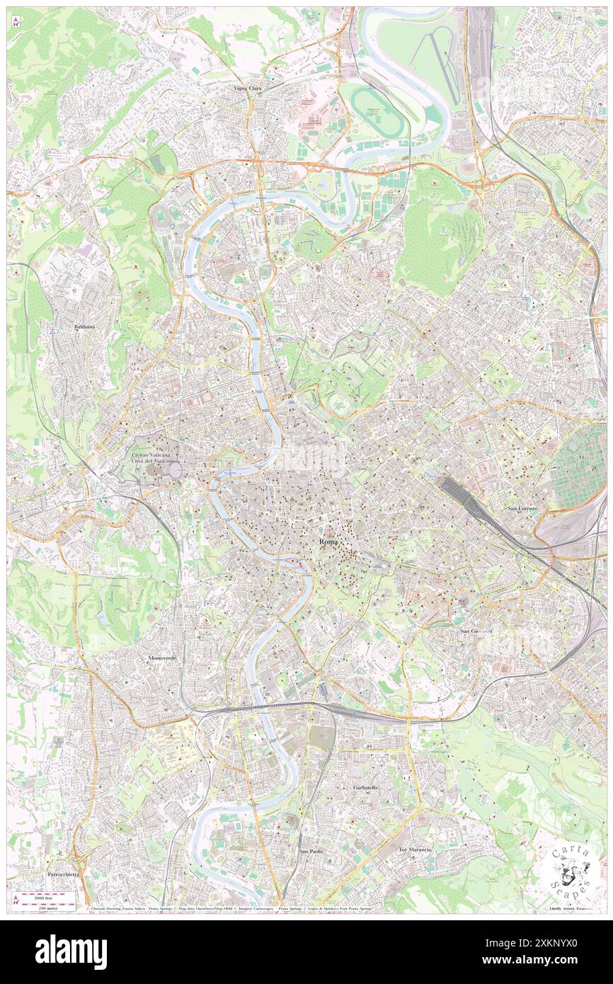 Via del Corso, IT, Italien, Latium, N 41 54' 12''', N 12 28' 45''', Karte, Cartascapes Map, veröffentlicht 2024. Erkunden Sie Cartascapes, eine Karte, die die vielfältigen Landschaften, Kulturen und Ökosysteme der Erde enthüllt. Reisen Sie durch Zeit und Raum und entdecken Sie die Verflechtungen der Vergangenheit, Gegenwart und Zukunft unseres Planeten. Stockfoto