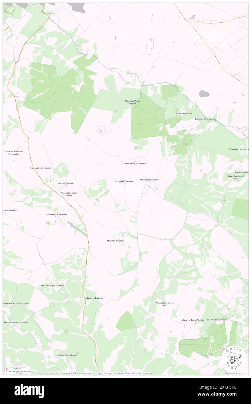 Masseria Ceraso, Bari, IT, Italien, Apulien, n 40 57' 0'', N 16 31' 0'', Karte, Cartascapes Map, veröffentlicht 2024. Erkunden Sie Cartascapes, eine Karte, die die vielfältigen Landschaften, Kulturen und Ökosysteme der Erde enthüllt. Reisen Sie durch Zeit und Raum und entdecken Sie die Verflechtungen der Vergangenheit, Gegenwart und Zukunft unseres Planeten. Stockfoto