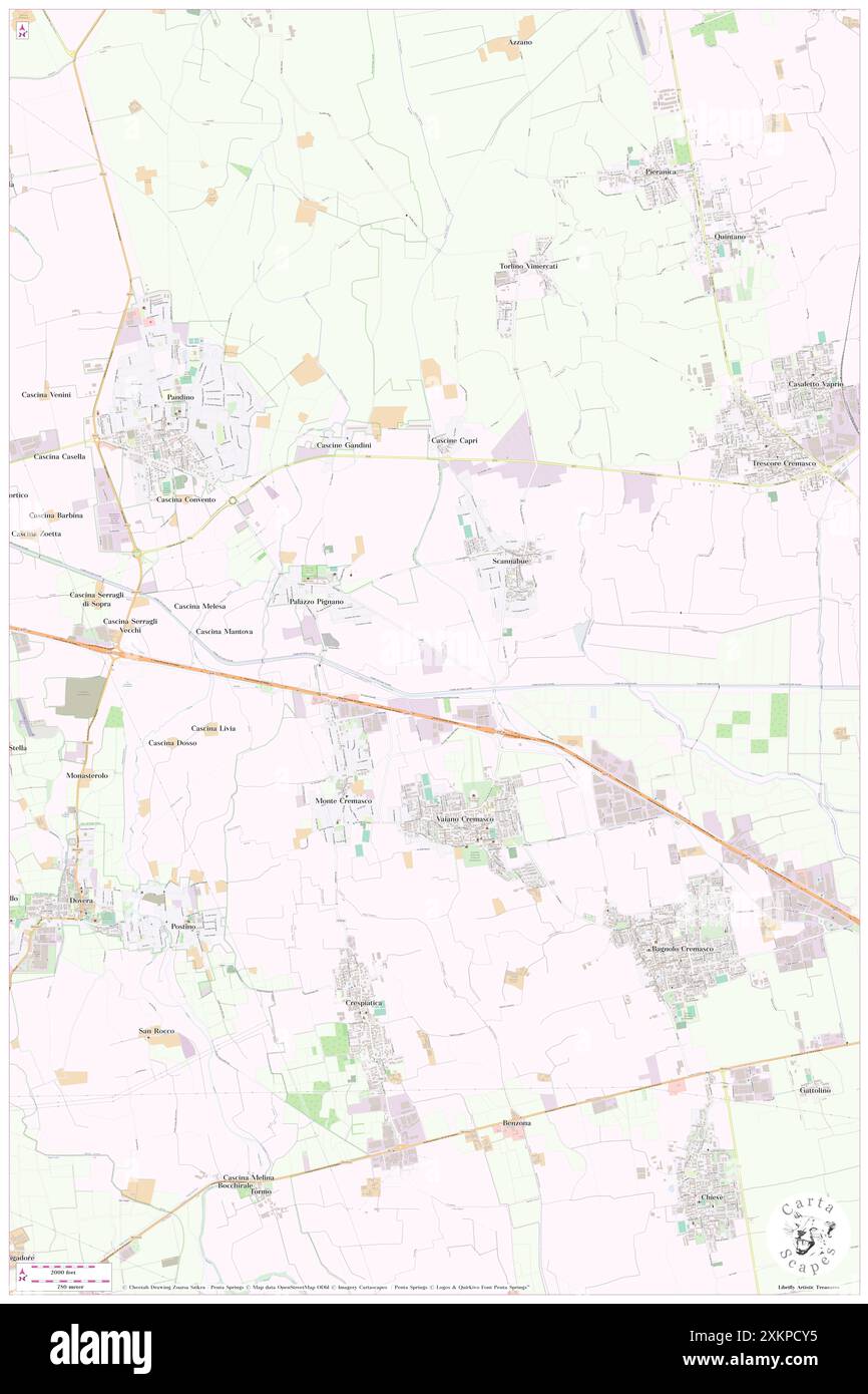 Zona Industriale, Provincia di Cremona, IT, Italien, Lombardei, n 45 23' 9'', N 9 35' 0'', Karte, Cartascapes Map, veröffentlicht 2024. Erkunden Sie Cartascapes, eine Karte, die die vielfältigen Landschaften, Kulturen und Ökosysteme der Erde enthüllt. Reisen Sie durch Zeit und Raum und entdecken Sie die Verflechtungen der Vergangenheit, Gegenwart und Zukunft unseres Planeten. Stockfoto