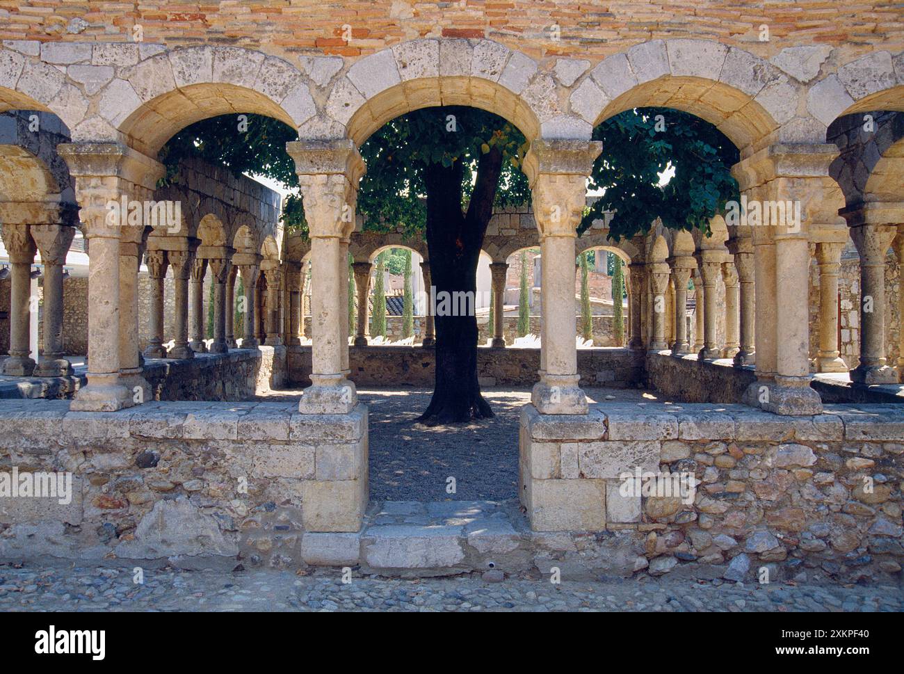 Kloster Sant Domenec. Peralada, Gerona Provinz, Katalonien, Spanien. Stockfoto