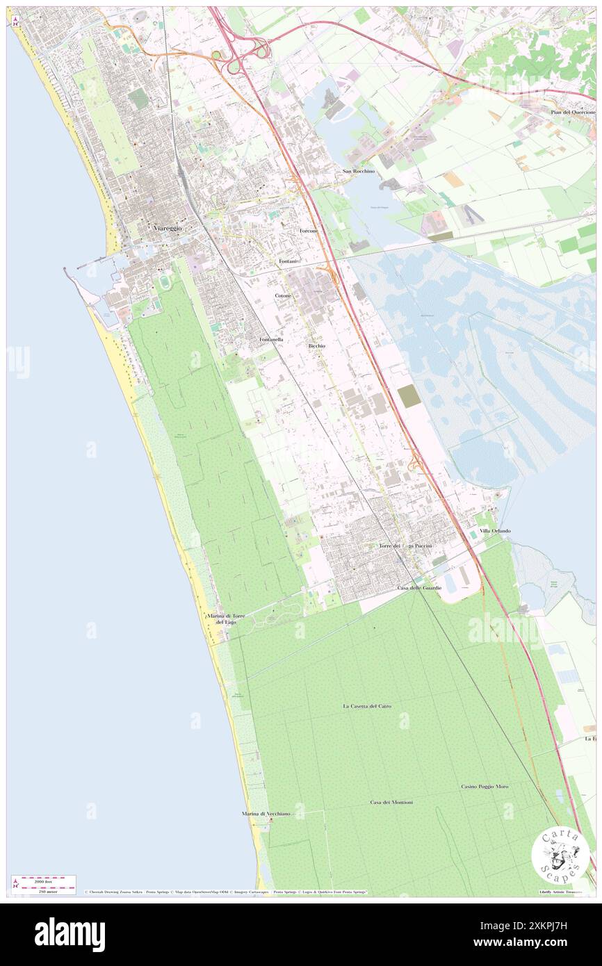 Cinquini, Provincia di Lucca, IT, Italien, Toskana, n 43 50' 22'', N 10 16' 24'', Karte, Cartascapes Map, veröffentlicht 2024. Erkunden Sie Cartascapes, eine Karte, die die vielfältigen Landschaften, Kulturen und Ökosysteme der Erde enthüllt. Reisen Sie durch Zeit und Raum und entdecken Sie die Verflechtungen der Vergangenheit, Gegenwart und Zukunft unseres Planeten. Stockfoto