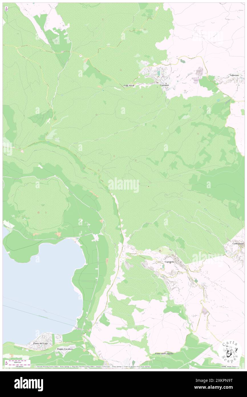 San Vito, Provincia di Viterbo, IT, Italien, Latium, n 42 21' 0''', N 12 13' 0''', Karte, Cartascapes Map, veröffentlicht 2024. Erkunden Sie Cartascapes, eine Karte, die die vielfältigen Landschaften, Kulturen und Ökosysteme der Erde enthüllt. Reisen Sie durch Zeit und Raum und entdecken Sie die Verflechtungen der Vergangenheit, Gegenwart und Zukunft unseres Planeten. Stockfoto