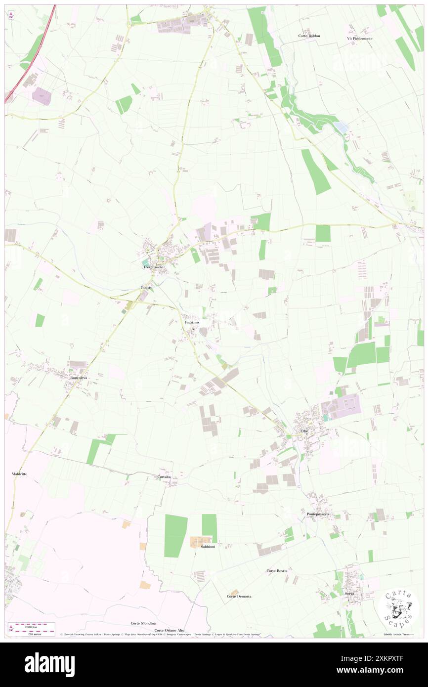 Capitello, Provincia di Verona, IT, Italien, Venetien, n 45 15' 34''', N 10 56' 48''', Karte, Cartascapes Map, veröffentlicht 2024. Erkunden Sie Cartascapes, eine Karte, die die vielfältigen Landschaften, Kulturen und Ökosysteme der Erde enthüllt. Reisen Sie durch Zeit und Raum und entdecken Sie die Verflechtungen der Vergangenheit, Gegenwart und Zukunft unseres Planeten. Stockfoto