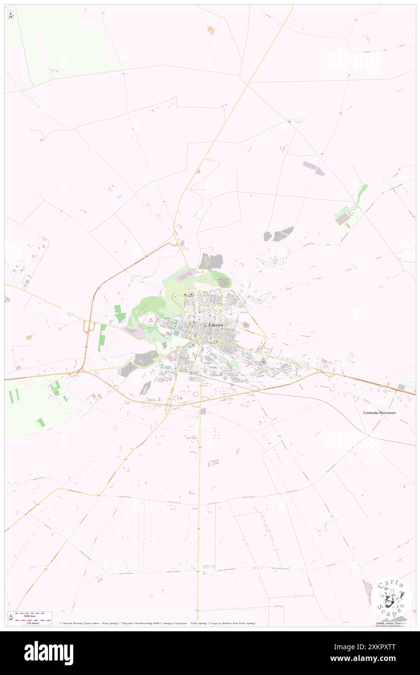 Parrocchia di San Matteo Apostolo Ed Evangelista, Provincia di Foggia, IT, Italien, Apulien, n 41 30' 35'', N 15 20' 10'', Karte, Cartascapes Map, veröffentlicht 2024. Erkunden Sie Cartascapes, eine Karte, die die vielfältigen Landschaften, Kulturen und Ökosysteme der Erde enthüllt. Reisen Sie durch Zeit und Raum und entdecken Sie die Verflechtungen der Vergangenheit, Gegenwart und Zukunft unseres Planeten. Stockfoto