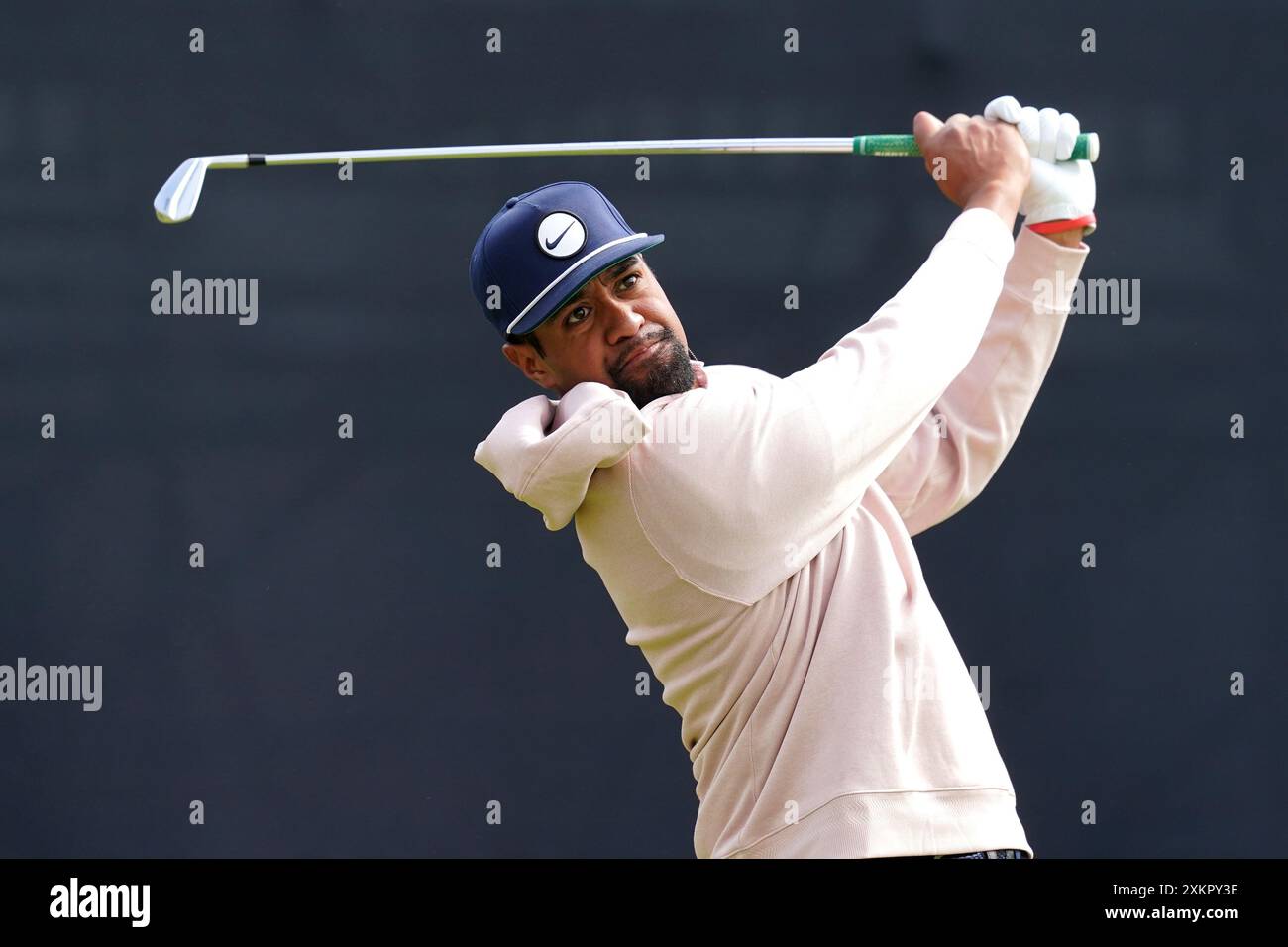 Aktenfoto vom 21.07.2023 von Tony Finau, will mit einem zweiten Sieg bei den 3M Open von seinem Open-Albtraum zurückkommen. Ausgabedatum: Mittwoch, 24. Juli 2024. Stockfoto