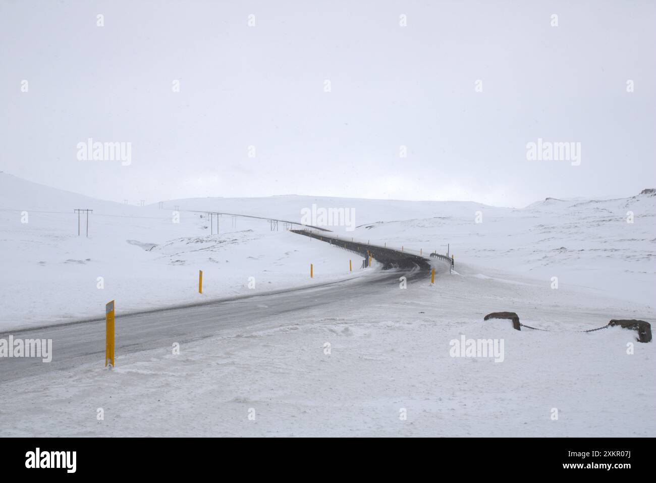 Straße weniger gereist Stockfoto