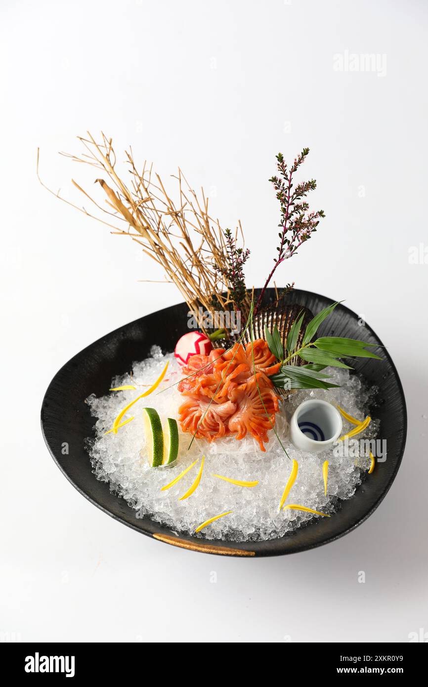 Akagai (Arche Shell) sashimi Stockfoto