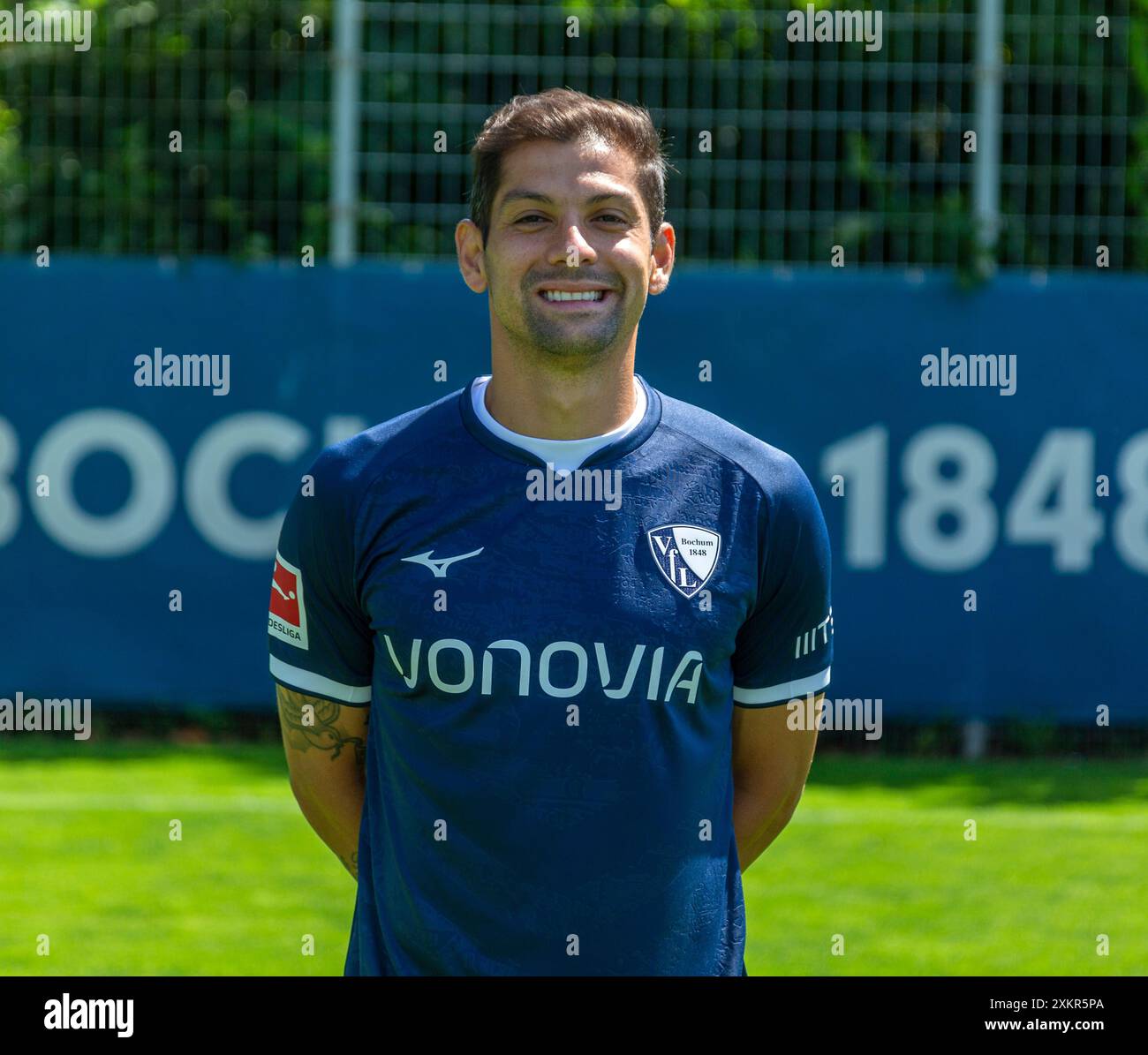 Fußball, Bundesliga, 2024/2025, VfL Bochum, Medientag, Pressefotos, Cristian Gamboa Stockfoto