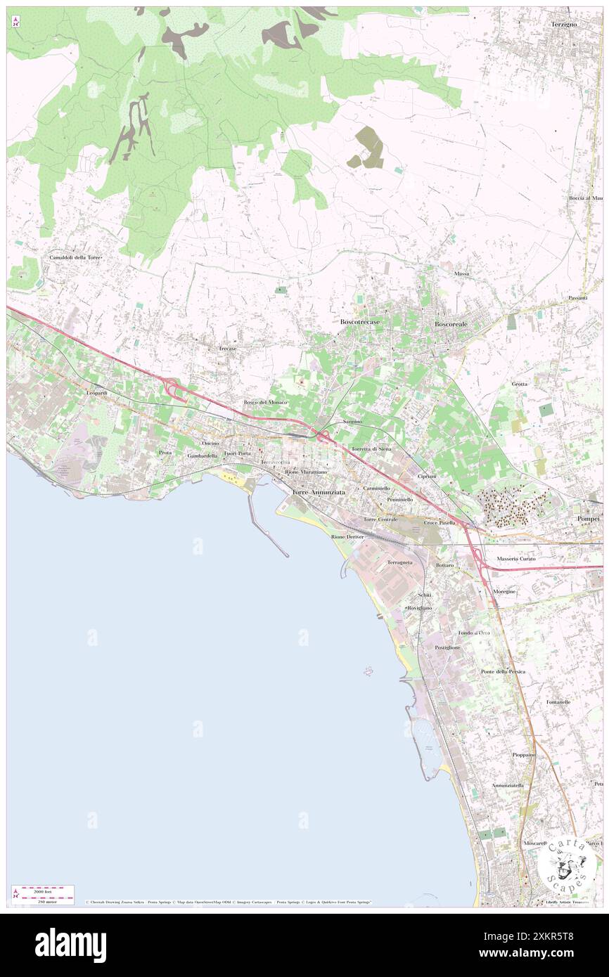 Villa Poppaea, Neapel, IT, Italien, Kampanien, n 40 45' 25'', N 14 27' 9'', Karte, Cartascapes Map, veröffentlicht 2024. Erkunden Sie Cartascapes, eine Karte, die die vielfältigen Landschaften, Kulturen und Ökosysteme der Erde enthüllt. Reisen Sie durch Zeit und Raum und entdecken Sie die Verflechtungen der Vergangenheit, Gegenwart und Zukunft unseres Planeten. Stockfoto