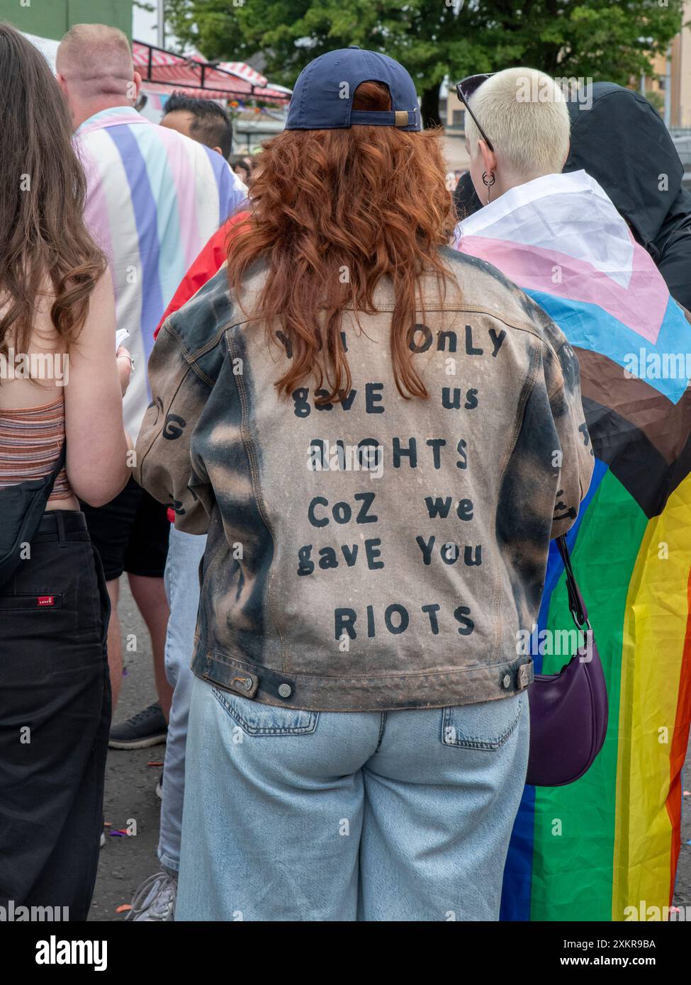 Glasgow, Schottland, Großbritannien. 20. Juli 2024: Glasgow Pride at the Barras and Glasgow Green. Stockfoto