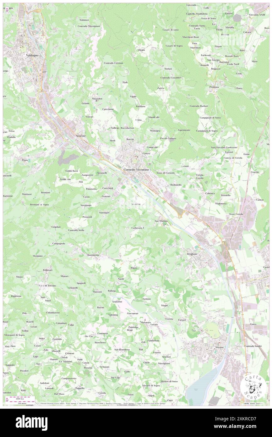 Strambay, Provincia di Vicenza, IT, Italien, Veneto, n 45 36' 6'', N 11 20' 36'', Karte, Cartascapes Map, veröffentlicht 2024. Erkunden Sie Cartascapes, eine Karte, die die vielfältigen Landschaften, Kulturen und Ökosysteme der Erde enthüllt. Reisen Sie durch Zeit und Raum und entdecken Sie die Verflechtungen der Vergangenheit, Gegenwart und Zukunft unseres Planeten. Stockfoto