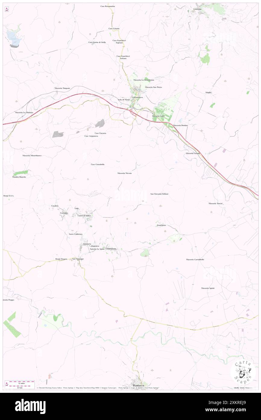 Castel di Iudica, Catania, IT, Italien, Sizilien, n 37 29' 40''', N 14 39' 1'', Karte, Kartenausgabe 2024. Erkunden Sie Cartascapes, eine Karte, die die vielfältigen Landschaften, Kulturen und Ökosysteme der Erde enthüllt. Reisen Sie durch Zeit und Raum und entdecken Sie die Verflechtungen der Vergangenheit, Gegenwart und Zukunft unseres Planeten. Stockfoto