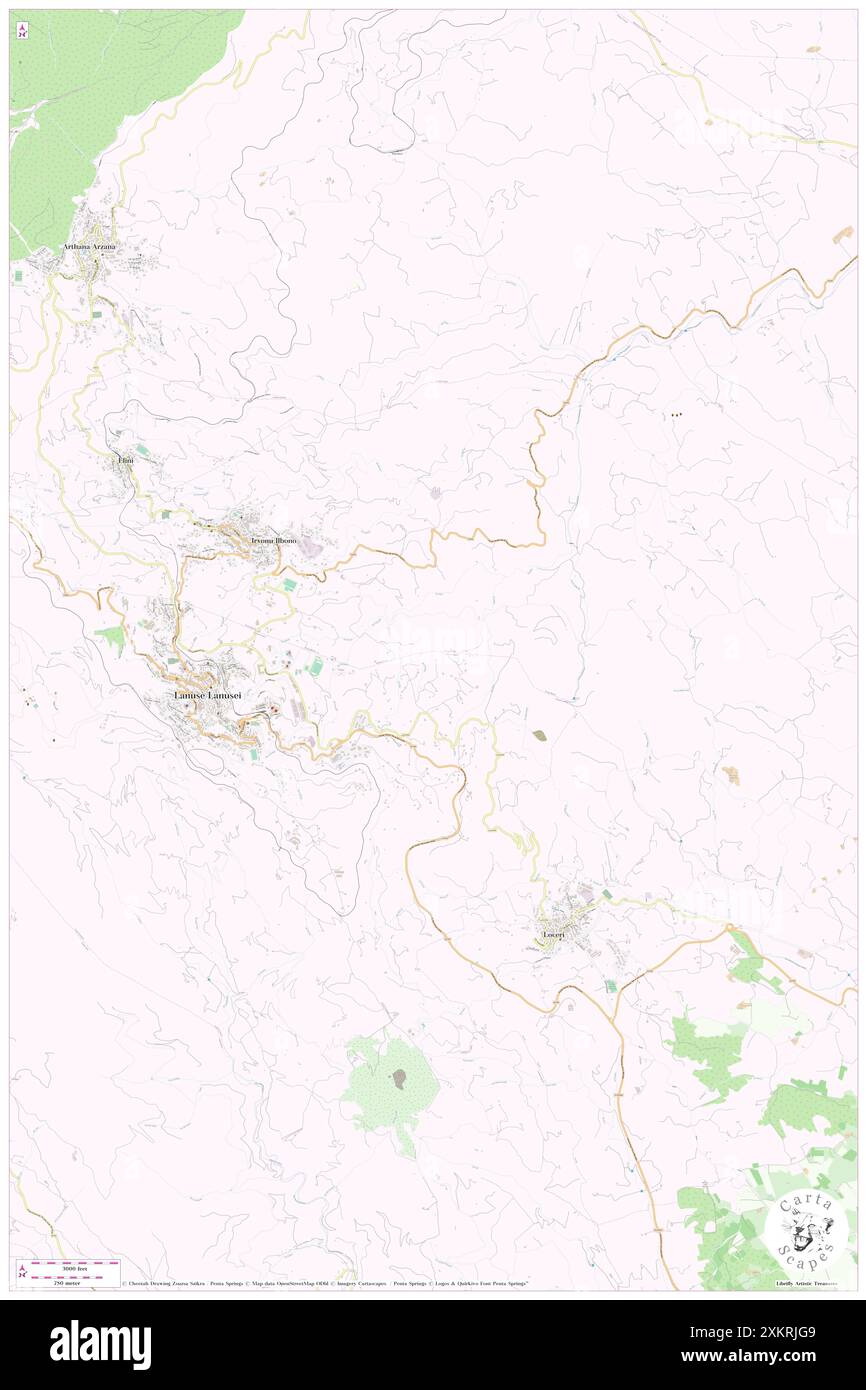 Nuraghe Salassu, IT, Italien, Sardinien, N 39 52' 57''', N 9 34' 4''', Karte, Cartascapes Map veröffentlicht 2024. Erkunden Sie Cartascapes, eine Karte, die die vielfältigen Landschaften, Kulturen und Ökosysteme der Erde enthüllt. Reisen Sie durch Zeit und Raum und entdecken Sie die Verflechtungen der Vergangenheit, Gegenwart und Zukunft unseres Planeten. Stockfoto